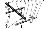 Řetězový třmen 36 - kompletní - MV 3-042