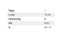 Žací kosa pravá L= 5,25 m - 