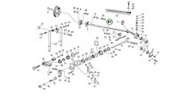 Hřídel - záběr stroje 4,8 m - Fortschritt E 514