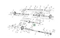 6206 RS - Jednořadé kuličkové ložisko s jednostranným těsněním - Fortschritt E 517