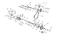 6206 2RS - Jednořadé kuličkové ložisko s oboustranným těsněním - Fortschritt E 516