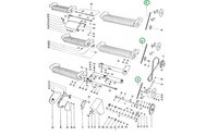 Válečkový řetěz 12B1 x 49 článků - Fortschritt E 514