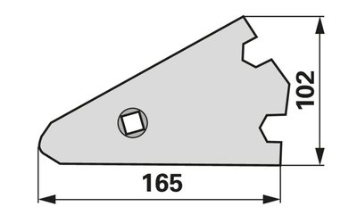  Špička plazu pravá/levá Lemken DuraMaxx 3401903 - 