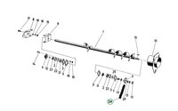 Válečkový řetěz 12B1 x 49 článků - Fortschritt E 512