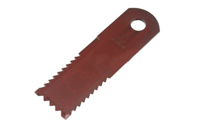 Nůž drtiče 173 x 50 x 4 mm - Ø 18.1 mm - ozubený (1ks) - 