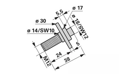 Šroub nože 253745.0 - 