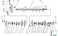 Válečkový řetěz 12B1 x 49 článků - Fortschritt E 514