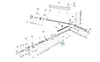 4905 NA V - jehlové jednořadé ložisko s vnitřním kroužkem - Fortschritt E 512