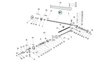 Hřídel - záběr stroje 4,8 m - Fortschritt E 512