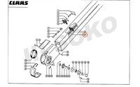 Elevátor. řetěz zrnový CLAAS 618600 - 