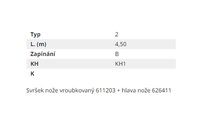 Žací kosa 4,5 m - 