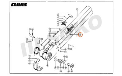 Elevátor. řetěz kláskový CLAAS 725476 - 