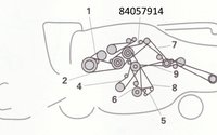 Řemen New Holland 84057914 TAGEX - 