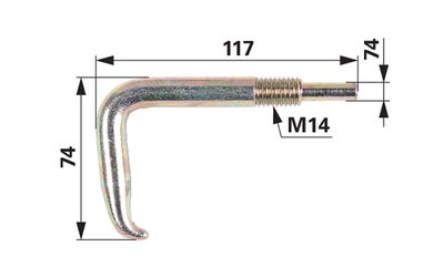  Hák Claas 000079.1 - 