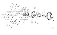 Brzdové obložení 120x8 (4ks) - Rozmetadlo T-088