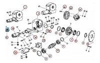 Hydraulický motor - Rozmetadlo T-088