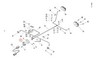 Zásuvka kovová 7 pin - Rozmetadlo T-088