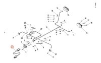 Zástrčka plastová 7 pin - Rozmetadlo T-088