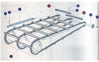 Lišta dopravníku L=730mm - 