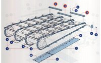 Lišta dopravníku L=585mm - 