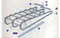 Řetězové kolo z=12 střední NEW HOLLAND - 