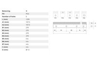 Sada mlatek L=1295mm - 