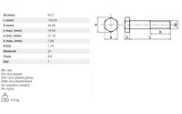 Šroub M12 x 150mm - 