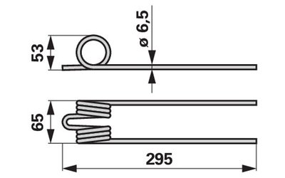 Pružina shrnovače VICON-PZ PZ69 - 